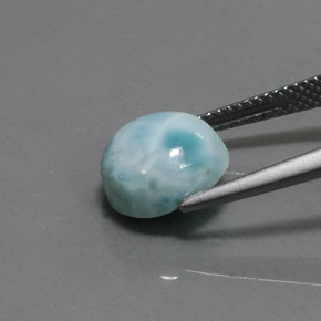 Larimar Gemstone in 10 mm (calibrated) Size for Sale, Larimar Stone in Blue Color
