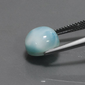 Larimar Gemstone in 10 mm (calibrated) Size for Sale, Larimar Stone in Blue Color