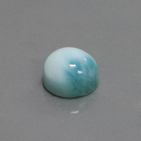 5.15 ct Blue Larimar Stone, Natural Larimar in Round Cabochon Shape for Sale