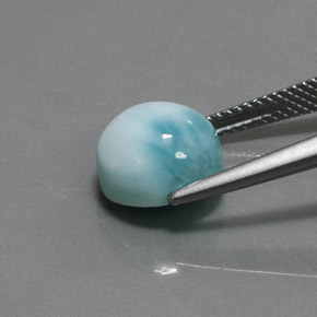 Larimar Gemstone in 10 mm (calibrated) Size for Sale, Larimar Stone in Blue Color