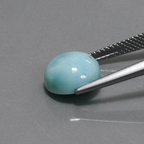 Larimar Gemstone in 10 mm (calibrated) Size for Sale, Larimar Stone in Blue Color