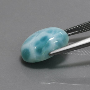 Larimar Gemstone in 14 x 10 mm (calibrated) Size for Sale, Larimar Stone in Blue Color