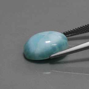 Larimar Gemstone in 14 x 10 mm (calibrated) Size for Sale, Larimar Stone in Blue Color