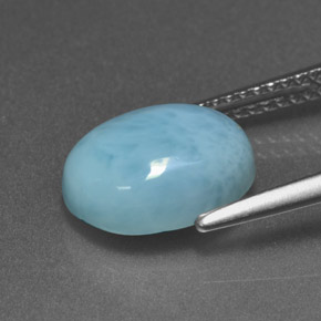Larimar Gemstone in 11 x 9 mm (calibrated) Size for Sale, Larimar Stone in Blue Color