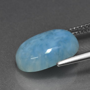 Larimar Gemstone in 14 x 10 mm (calibrated) Size for Sale, Larimar Stone in Blue Color