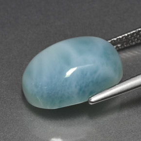 Larimar Gemstone in 14 x 10 mm (calibrated) Size for Sale, Larimar Stone in Blue Color