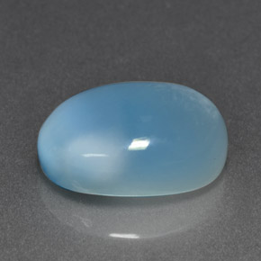 7.11 ct Blue Larimar Stone, Natural Larimar in Oval Cabochon Shape for Sale
