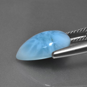 Larimar Gemstone in 13.9 x 10.2 mm Size for Sale, Larimar Stone in Blue Color