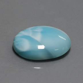 15.80 ct Blue Larimar Stone, Natural Larimar in Oval Cabochon Shape for Sale