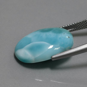 Larimar Gemstone in 20 x 15 mm (calibrated) Size for Sale, Larimar Stone in Blue Color