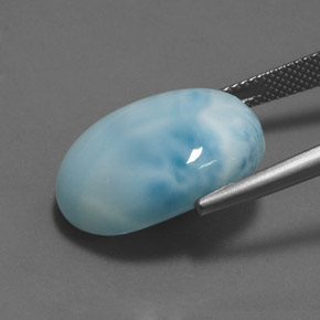 Larimar Gemstone in 20 x 15 mm (calibrated) Size for Sale, Larimar Stone in Blue Color
