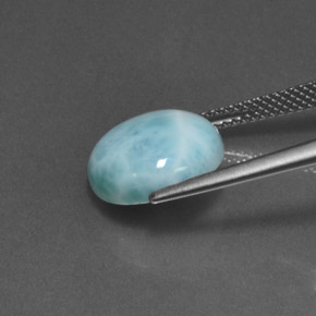 Larimar Gemstone in 12 mm (calibrated) Size for Sale, Larimar Stone in Blue Color