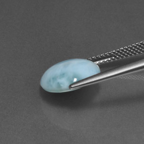 Larimar Gemstone in 12 mm (calibrated) Size for Sale, Larimar Stone in Blue Color