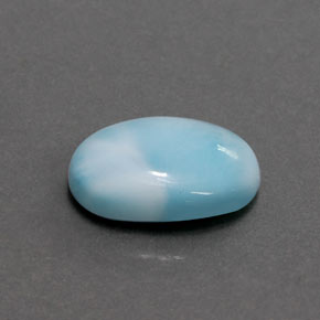 3.36 ct Blue Larimar Stone, Natural Larimar in Oval Cabochon Shape for Sale