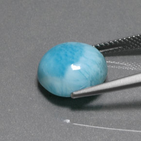 Larimar Gemstone in 12 mm (calibrated) Size for Sale, Larimar Stone in Blue Color