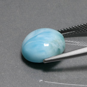 Larimar Gemstone in 12 mm (calibrated) Size for Sale, Larimar Stone in Blue Color