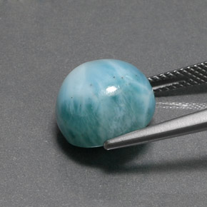Larimar Gemstone in 12 mm (calibrated) Size for Sale, Larimar Stone in Blue Green Color