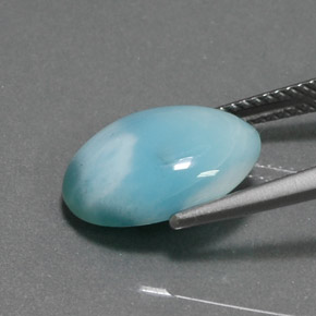 Larimar Gemstone in 14 x 10 mm (calibrated) Size for Sale, Larimar Stone in Blue Color