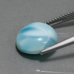 Larimar Gemstone in 12 mm (calibrated) Size for Sale, Larimar Stone in Blue Color