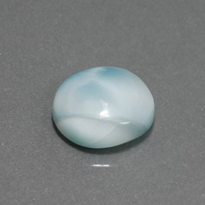 3.95 ct Blue Larimar Stone, Natural Larimar in Round Cabochon Shape for Sale