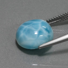 Larimar Gemstone in 12 mm (calibrated) Size for Sale, Larimar Stone in Blue Color