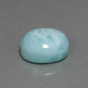4.73 ct Blue Larimar Stone, Natural Larimar in Oval Cabochon Shape for Sale