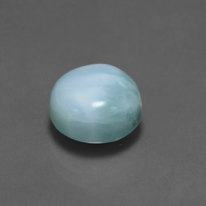 5.00 ct Blue Larimar Stone, Natural Larimar in Round Cabochon Shape for Sale