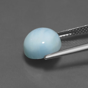 Larimar Gemstone in 10 mm (calibrated) Size for Sale, Larimar Stone in Blue Color