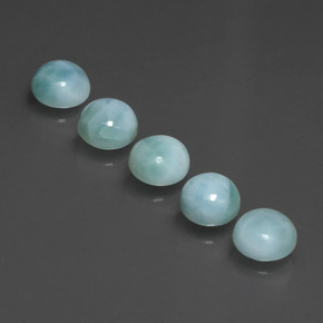 Larimar Gemstone in 5 mm (calibrated) Size for Sale, Larimar Stone in Blue Color