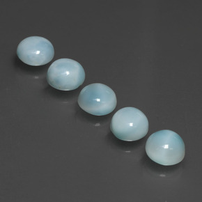Larimar Gemstone in 5 mm (calibrated) Size for Sale, Larimar Stone in Blue Color
