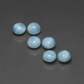 Larimar Gemstone in 5 mm (calibrated) Size for Sale, Larimar Stone in Blue Color