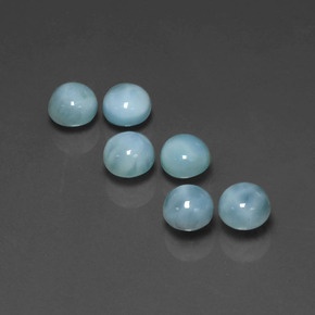 Larimar Gemstone in 5 mm (calibrated) Size for Sale, Larimar Stone in Blue Color
