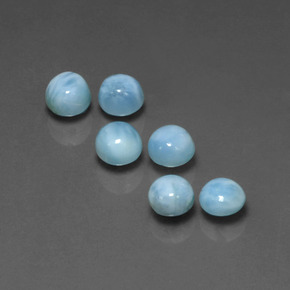 Larimar Gemstone in 5 mm (calibrated) Size for Sale, Larimar Stone in Blue Color