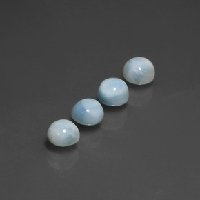 2.79 ct Blue Larimar Stone, Natural Larimar in Round Cabochon Shape for Sale