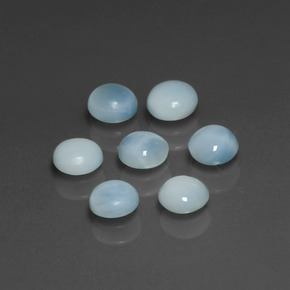2.68 ct Blue Larimar Stone, Natural Larimar in Round Cabochon Shape for Sale