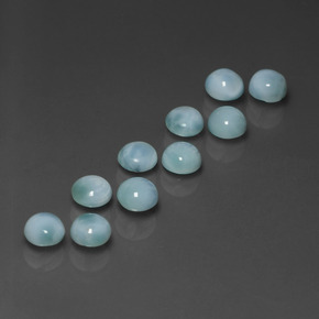 Larimar Gemstone in 5 mm (calibrated) Size for Sale, Larimar Stone in Blue Color