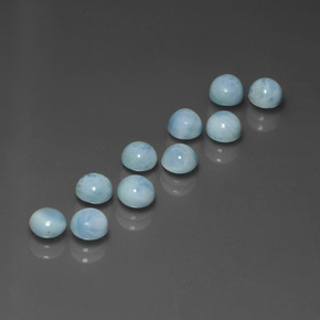 Larimar Gemstone in 5 mm (calibrated) Size for Sale, Larimar Stone in Blue Color