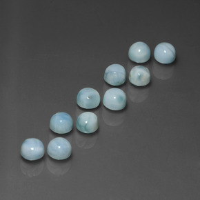 Larimar Gemstone in 5 mm (calibrated) Size for Sale, Larimar Stone in Blue Color