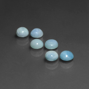 Larimar Gemstone in 5 mm (calibrated) Size for Sale, Larimar Stone in Blue Color