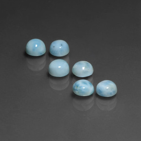 Larimar Gemstone in 5 mm (calibrated) Size for Sale, Larimar Stone in Blue Color