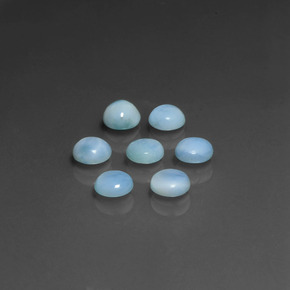 Larimar Gemstone in 5 mm (calibrated) Size for Sale, Larimar Stone in Blue Color