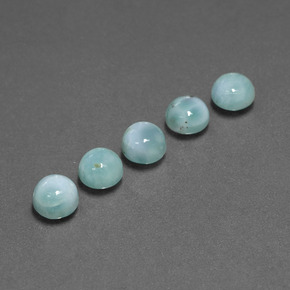 Larimar Gemstone in 5 mm (calibrated) Size for Sale, Larimar Stone in Blue Color