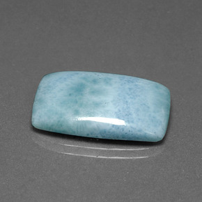 13.34 ct Blue Larimar Stone, Natural Larimar in Cushion Cabochon Shape for Sale