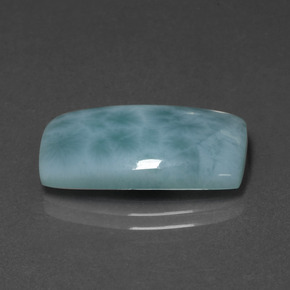 10.90 ct Blue Larimar Stone, Natural Larimar in Cushion Cabochon Shape for Sale