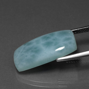 Larimar Gemstone in 21.1 x 11.6 mm Size for Sale, Larimar Stone in Green Blue Color