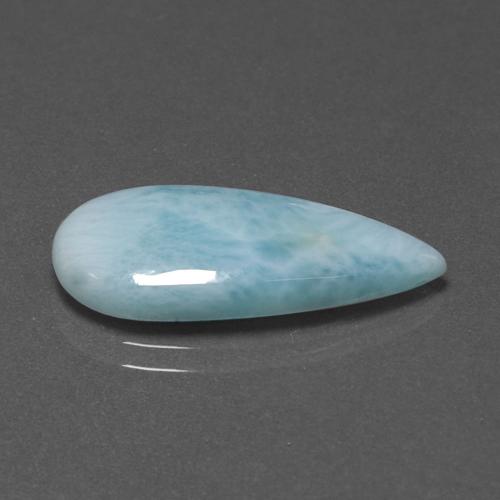 7.10 ct Blue Larimar Stone, Natural Larimar in Pear Cabochon Shape for Sale