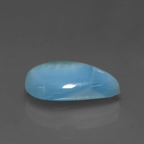 3.26 ct Blue Larimar Stone, Natural Larimar in Pear Cabochon Shape for Sale