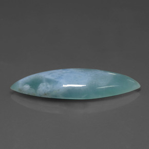 7.63 ct Blue Larimar Stone, Natural Larimar in Marquise Cabochon Shape for Sale