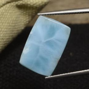 13.53 ct Blue Larimar Stone, Natural Larimar in Cushion Cabochon Shape for Sale