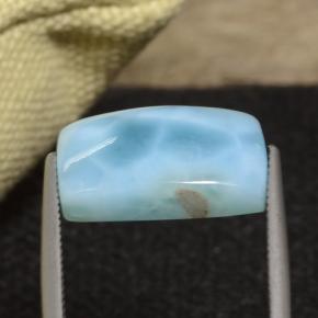 Larimar Gemstone in 18.2 x 12.4 mm Size for Sale, Larimar Stone in Aqua Blue Color
